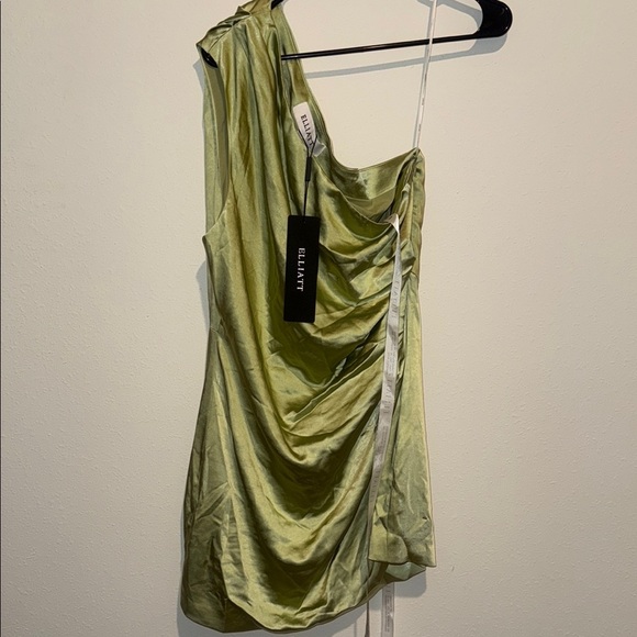 NWT Elliatt Harp Dress in Avacado - Picture 4 of 5